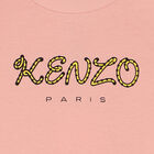 Younger Girls Pink Logo Dress, 2, hi-res